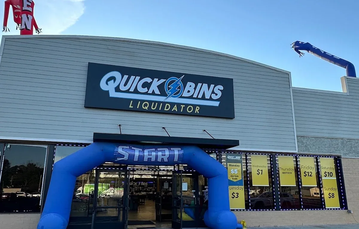 QuickBins Liquidators - High quality discount store in wilson, north carolina.