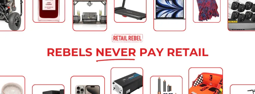 Retail Rebel interior merchandise display - discount store in belton, missouri.
