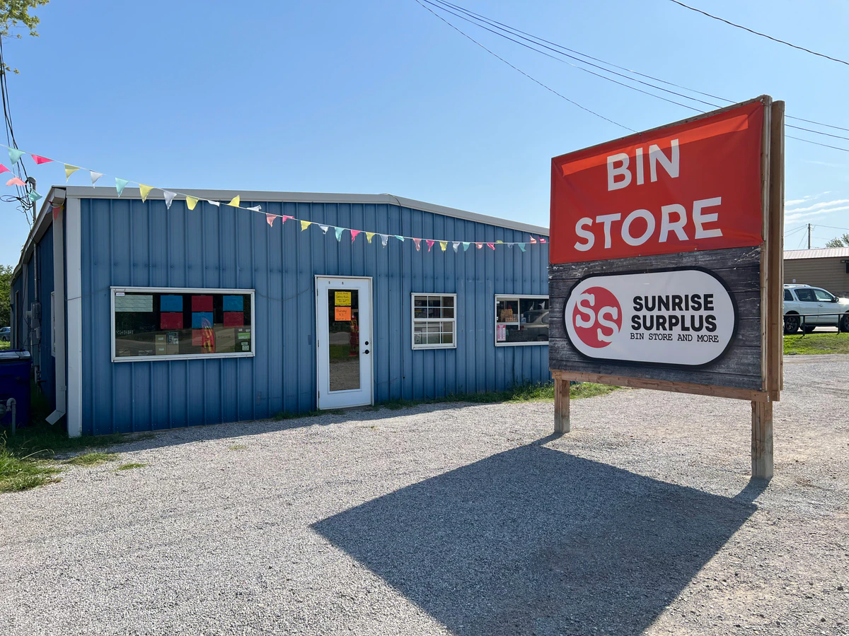 Sunrise Surplus Bin Store - High quality bin store in broken arrow, oklahoma.