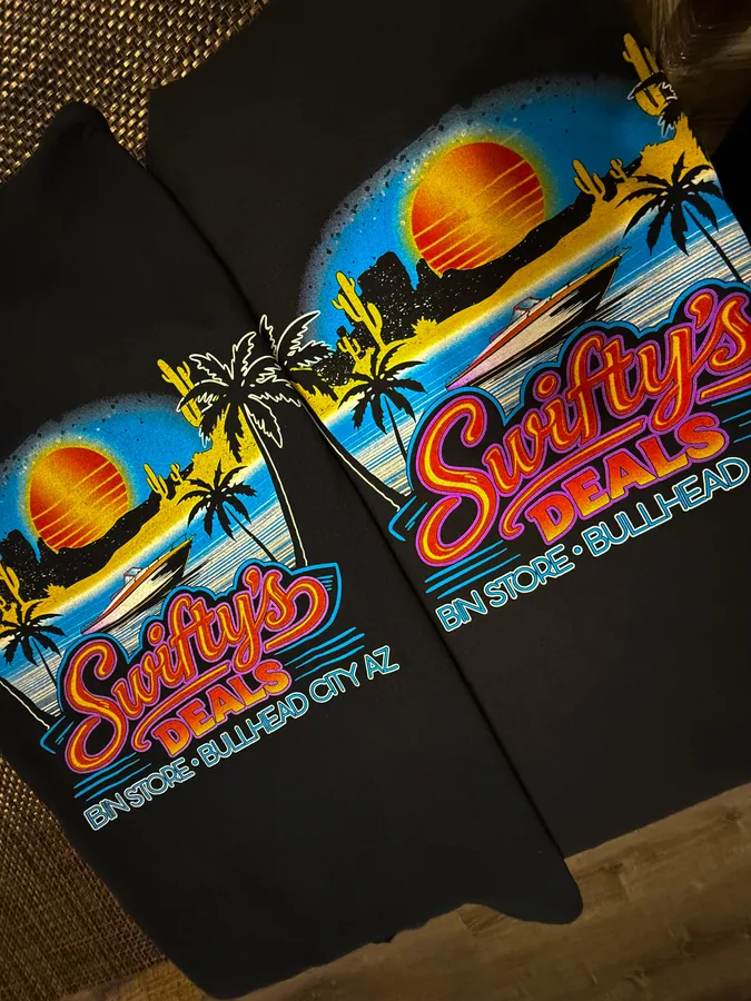 Swifty’s Deals bin store in Bullhead City, AZ — a liquidation store with daily price drops.