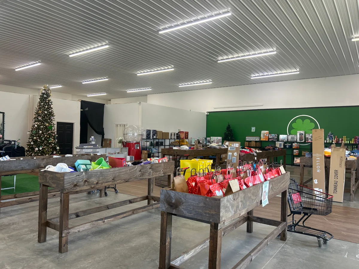 The Bargain Bin Store bin store in Farmington, MO — a liquidation store with daily price drops.