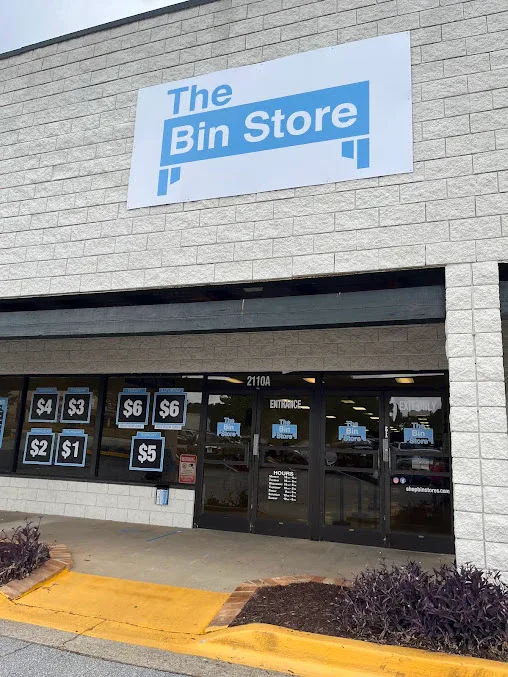 The Bin Store interior merchandise display - discount store in snellville, georgia.