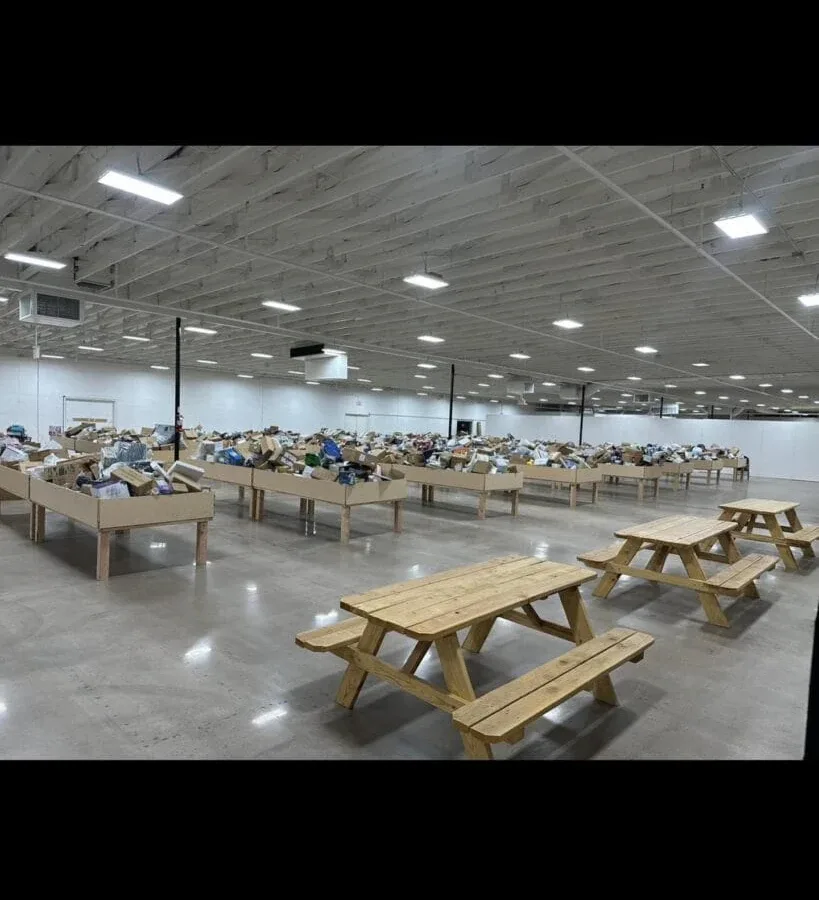 The BINS AZ interior merchandise display - bin store in phoenix, arizona.
