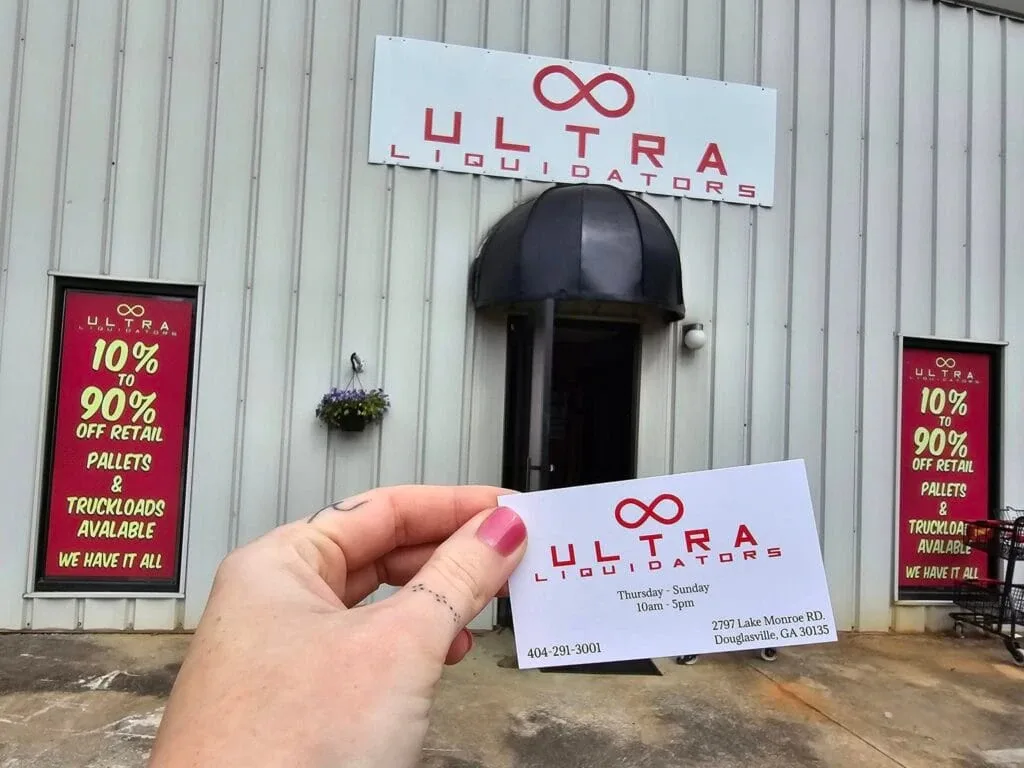 Ultra Liquidators interior merchandise display - discount store in douglasville, georgia.