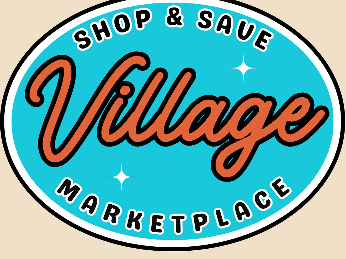Village Marketplace interior merchandise display - discount store in jefferson, ohio.