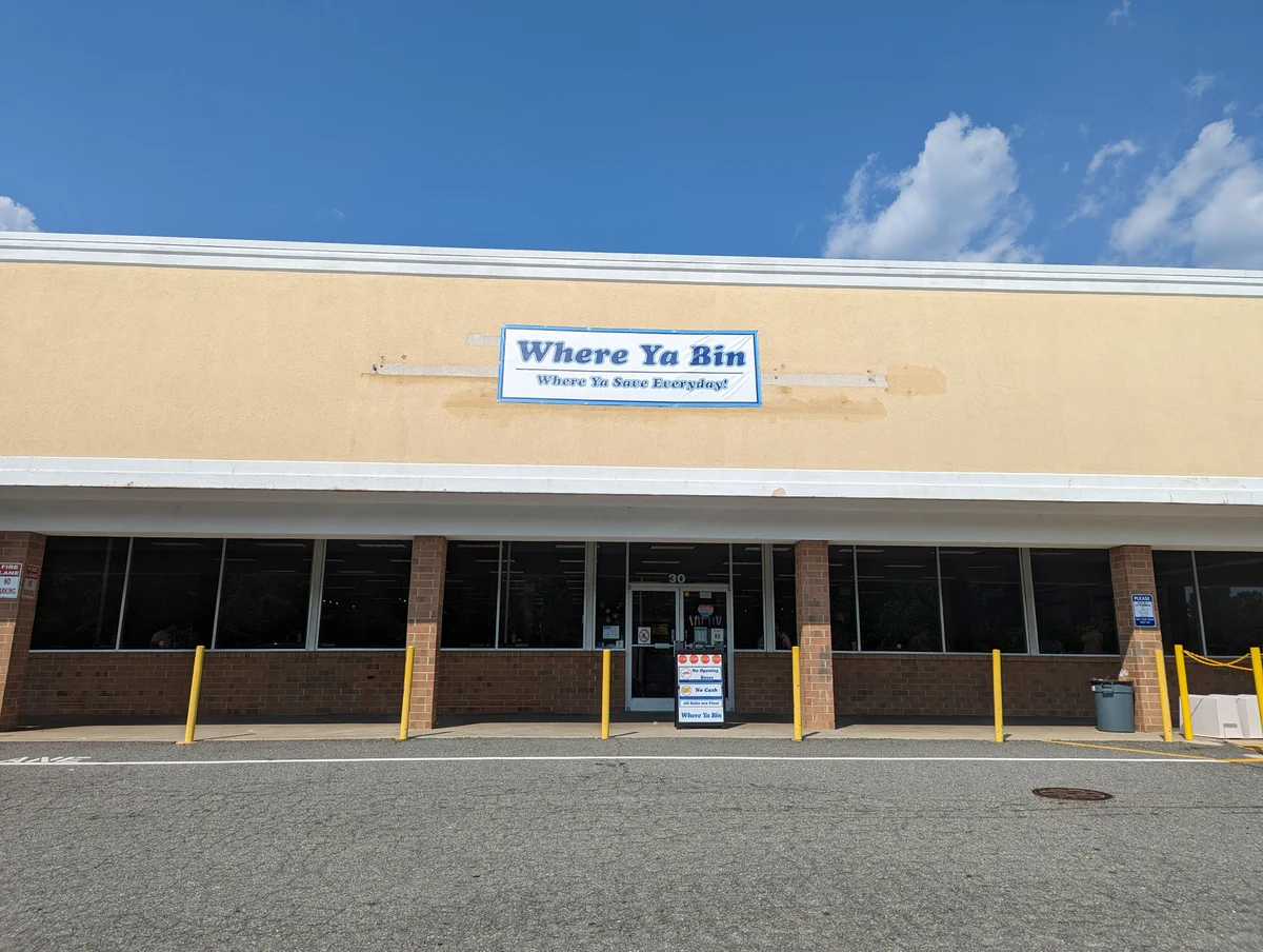 Where Ya Bin Concord bin store in Concord, NC — a liquidation store with daily price drops.