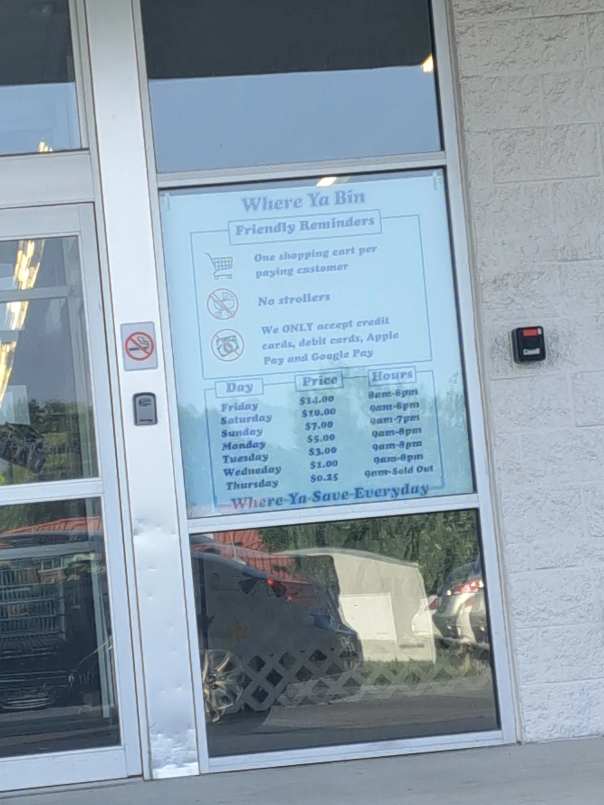 Where Ya Bin Matthews bin store in Matthews, NC — a liquidation store with daily price drops.
